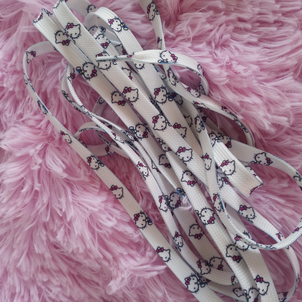 Hello kitty shoe laces